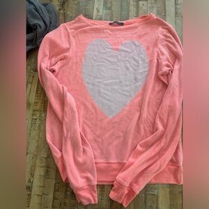 Wildfox sweatshirt, size medium, coral color